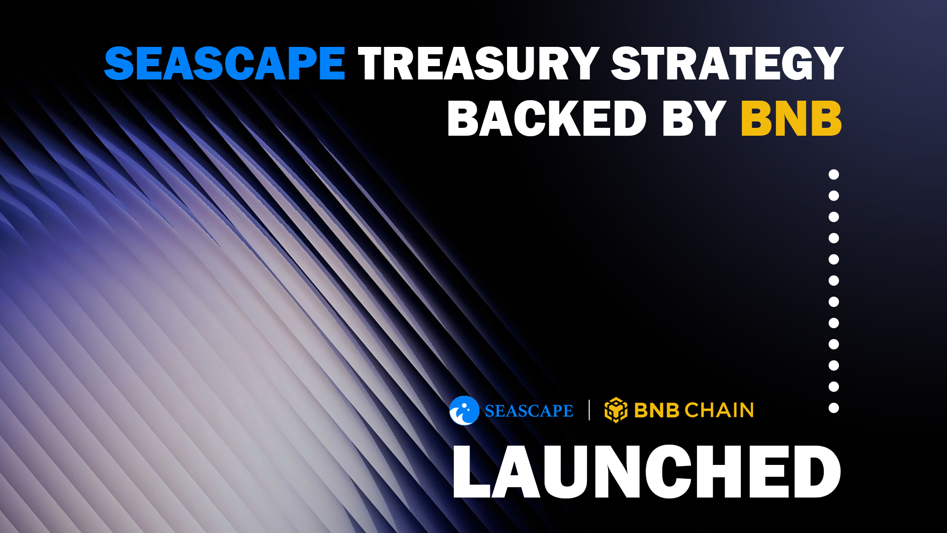 Seascape Launches First Tokenized BNB Treasury Strategy On Binance Smart Chain