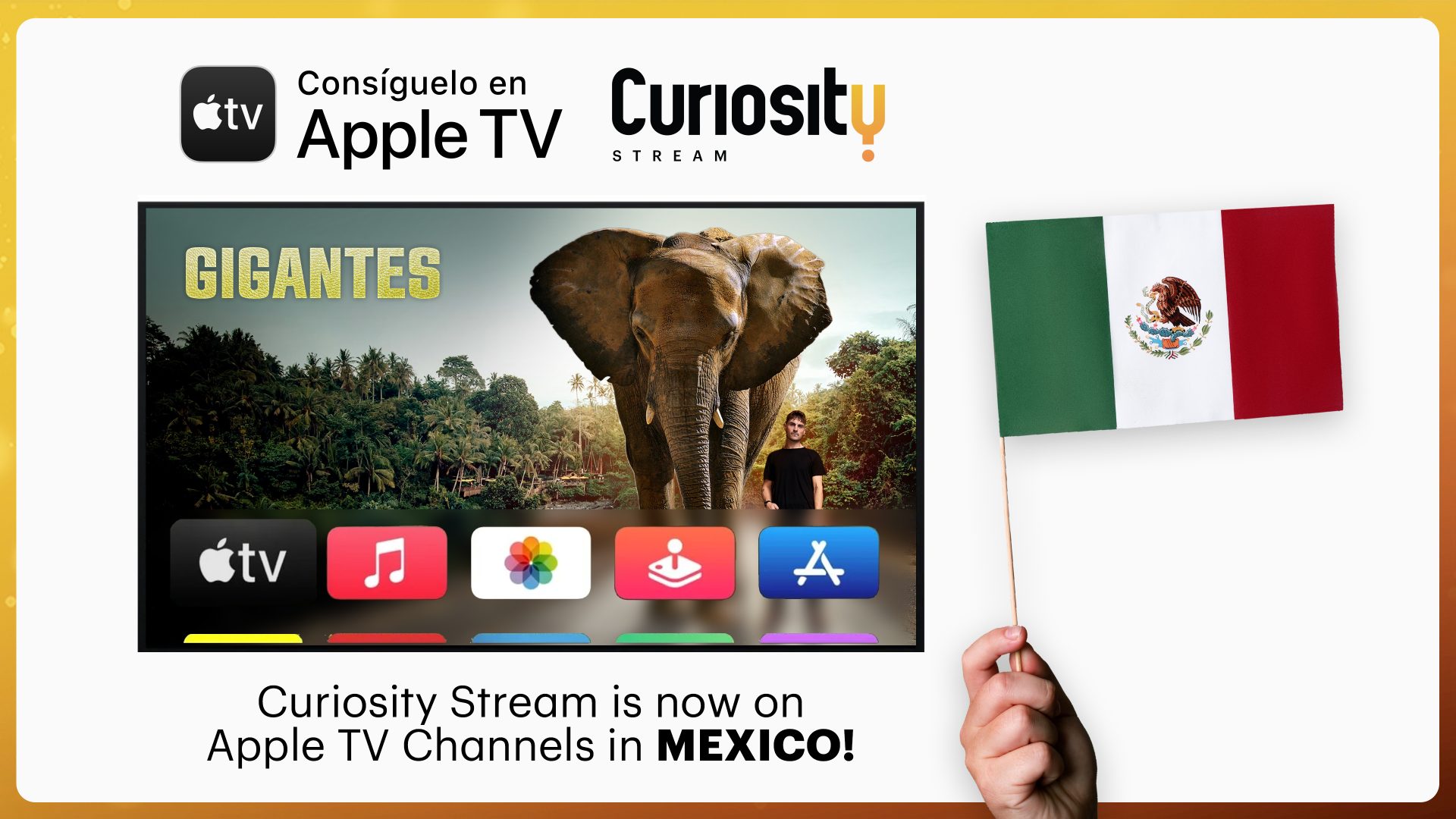 Curiosity Stream Launches on the Apple TV App in Mexico