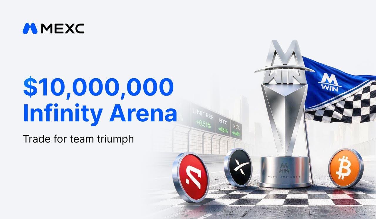 MEXC Launches Win -Infinity Arena With 0-Fee Stock Trading and Up to 10M USDT Prize Pool